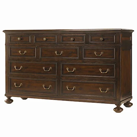 Churchill Triple Dresser with 11 Drawers